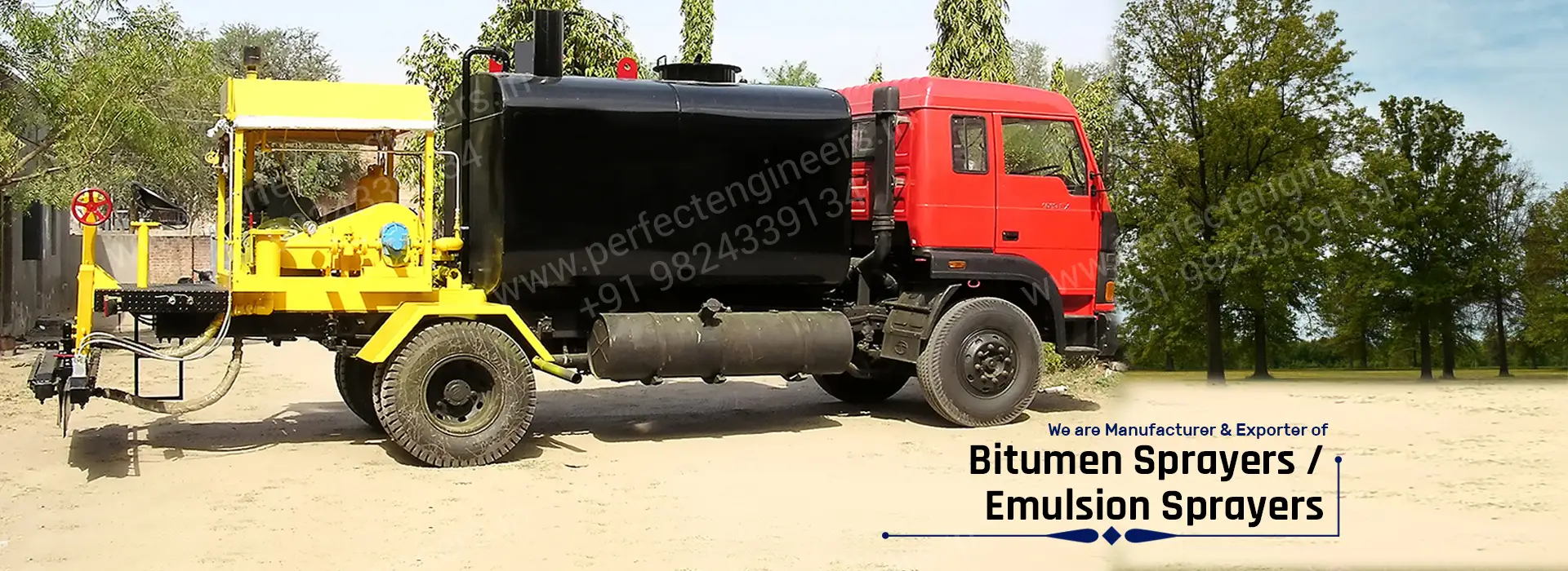 Bitumen sprayer manufacturers